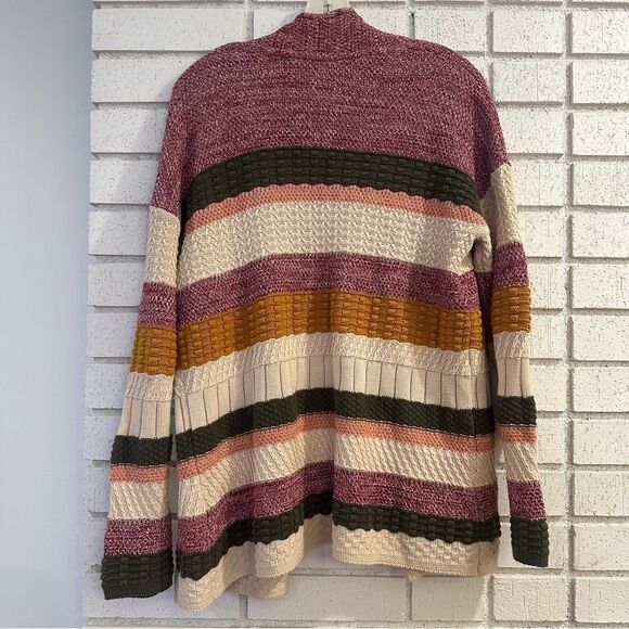 Soft Surroundings Striped Colorblock Cardigan Size Small - Picture 9 of 9